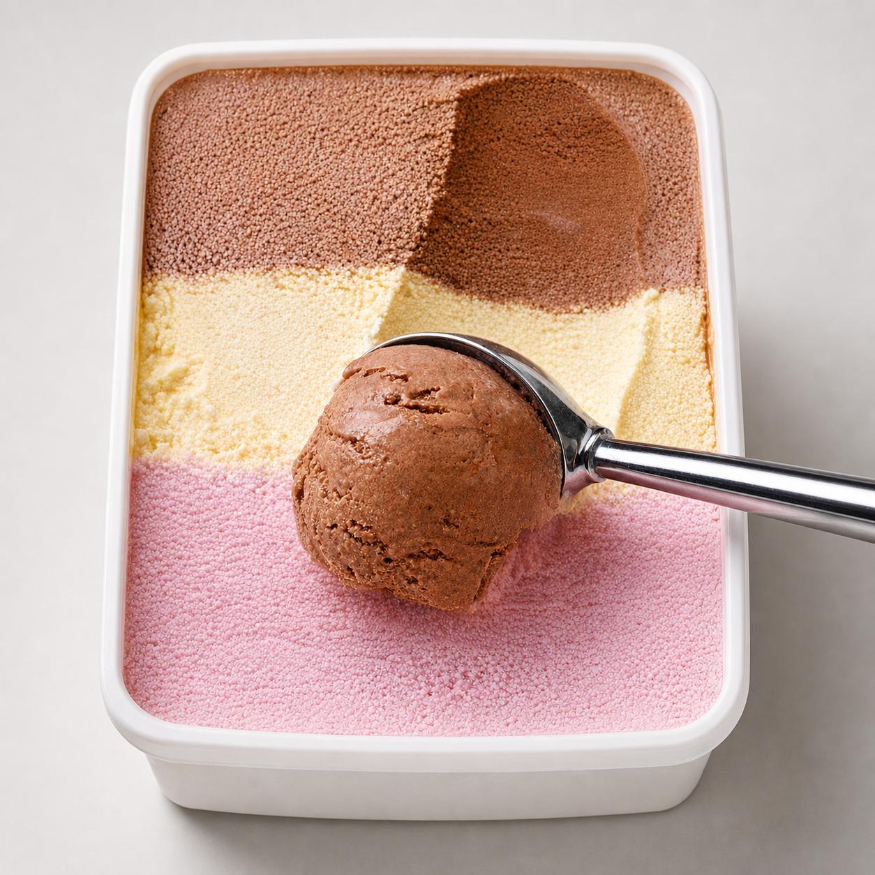 Helado napolitano
