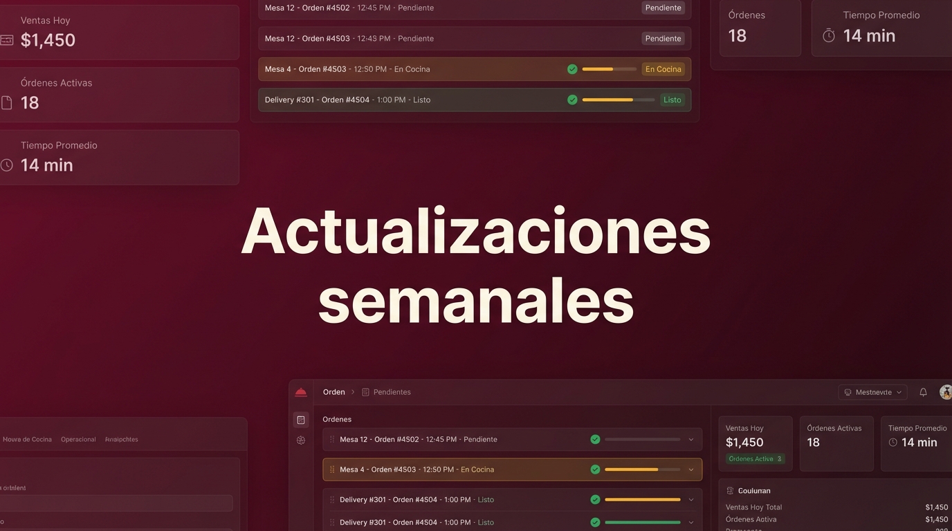 Novedades TuMenuDigital: mejoras para vender más y trabajar sin complicaciones