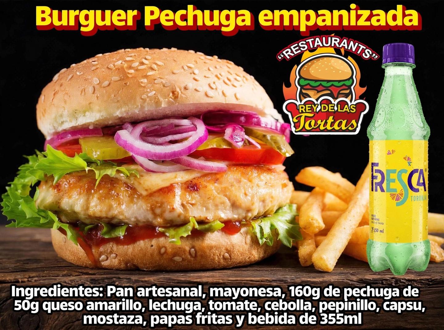 Burguer Pechuga Combo 