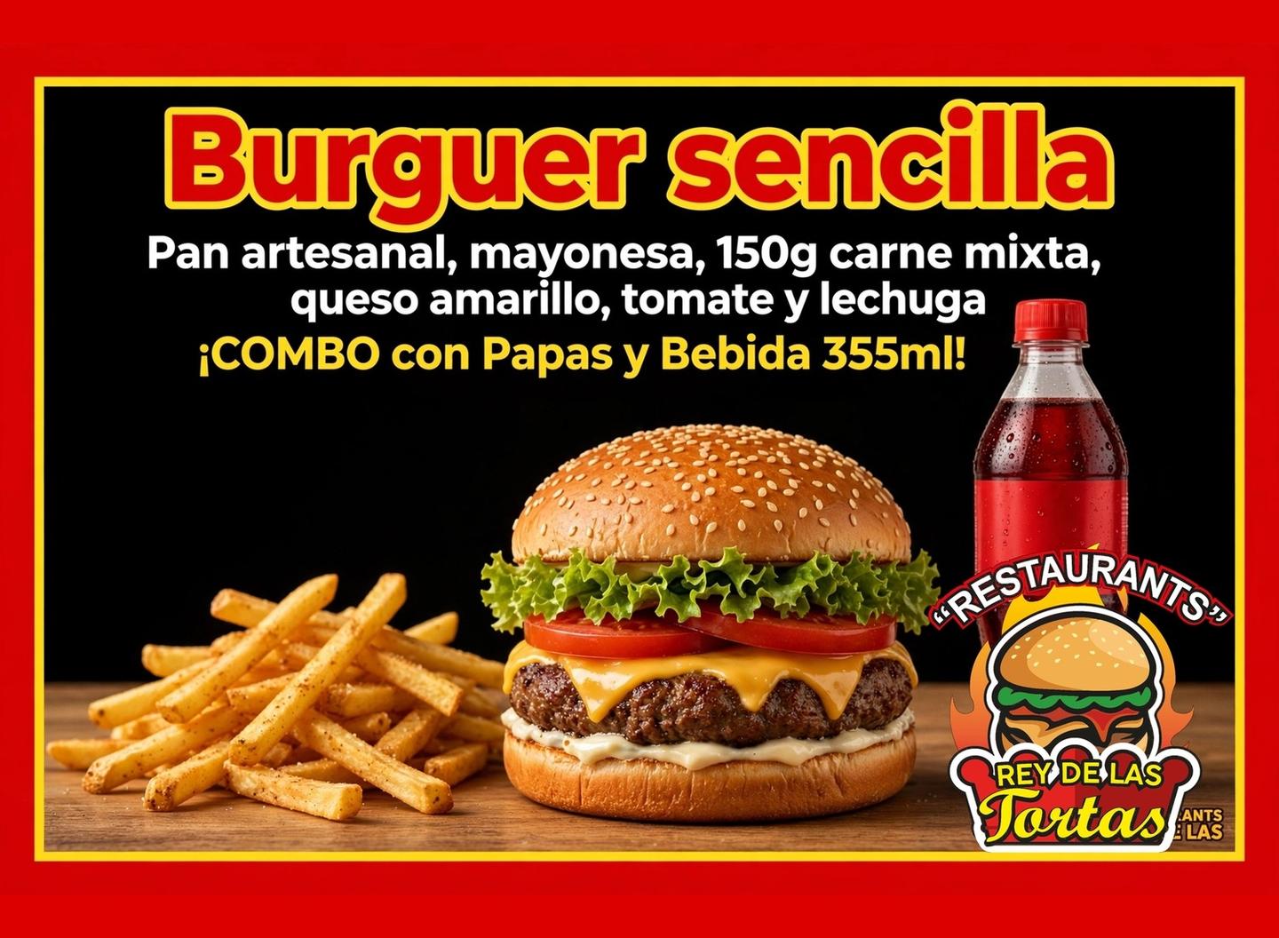 Burguer Sencilla Combo 