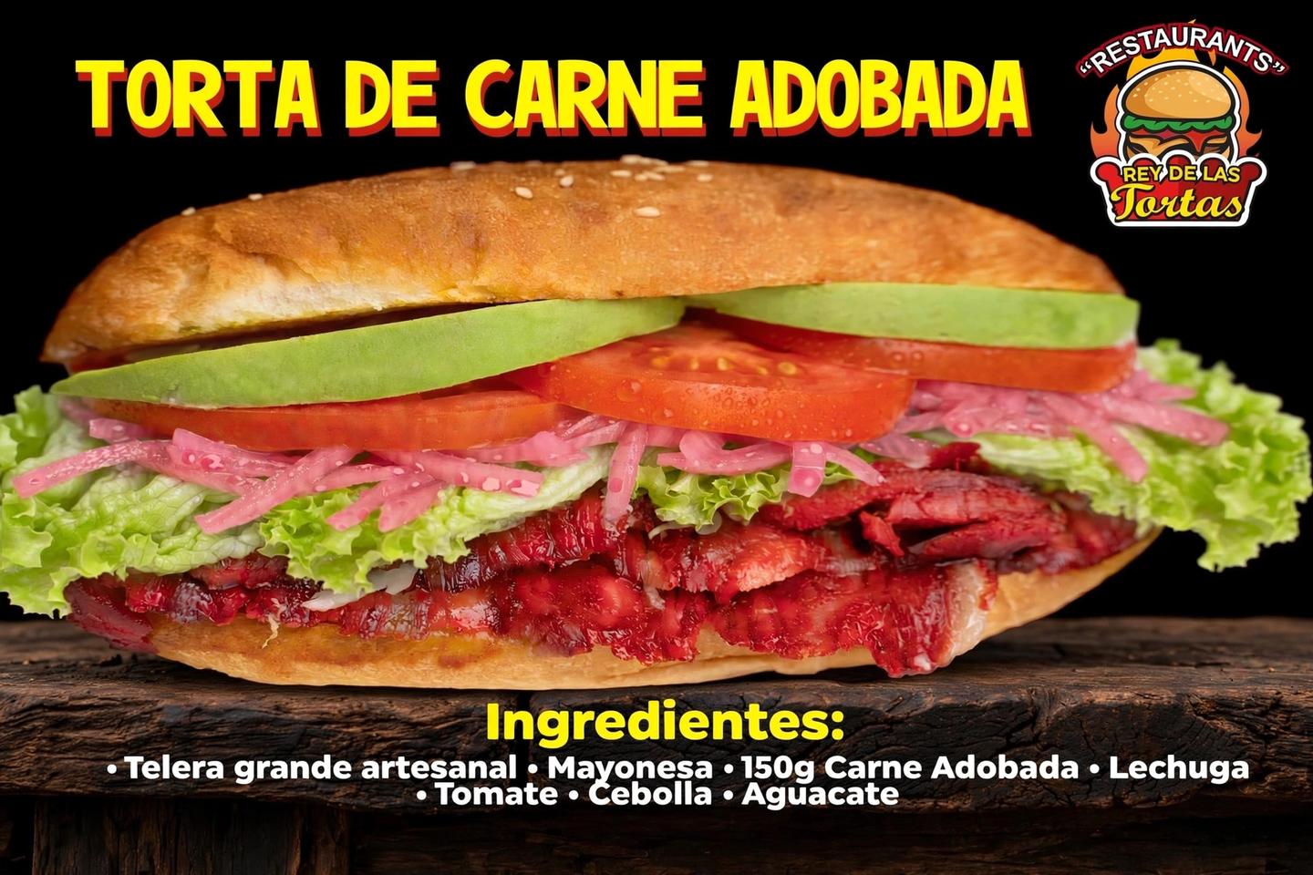 TORTA DE CARNE ADOBADA 
