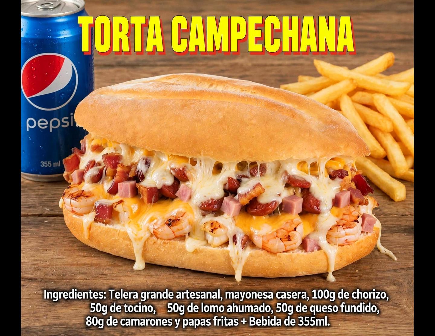 TORTA CAMPECHANA COMBO