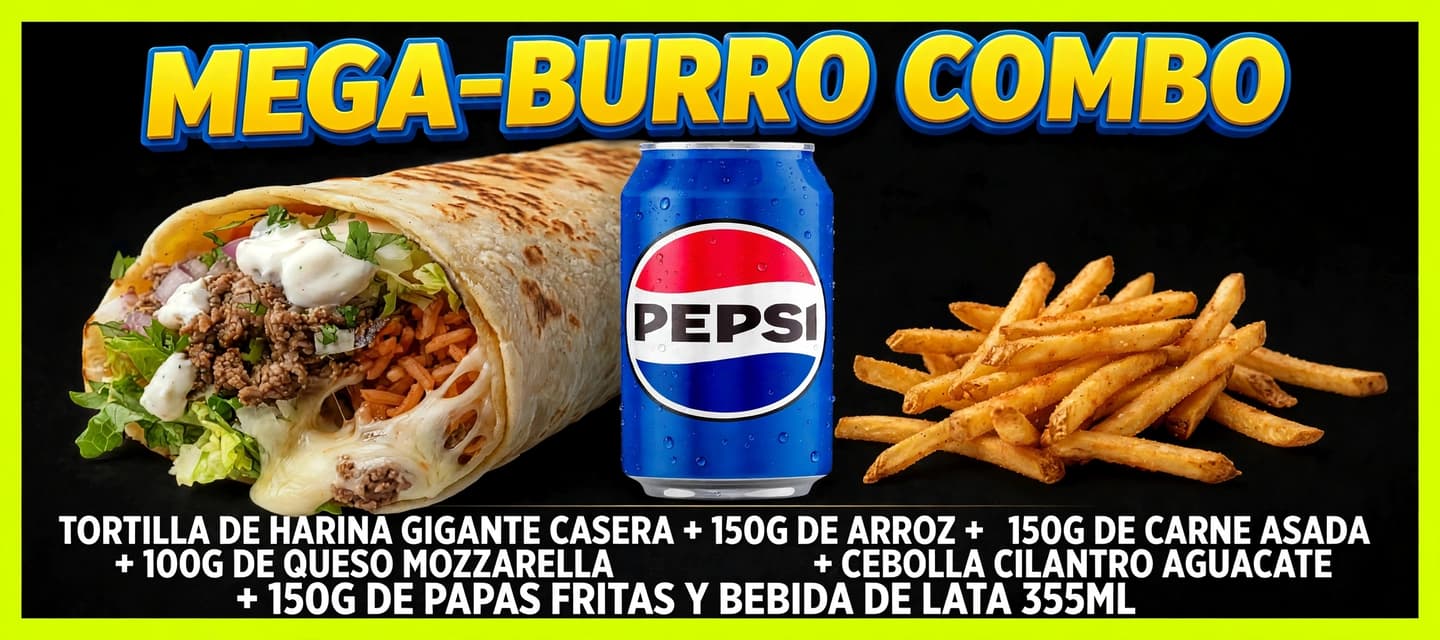 MEGA-BURRO COMBO 