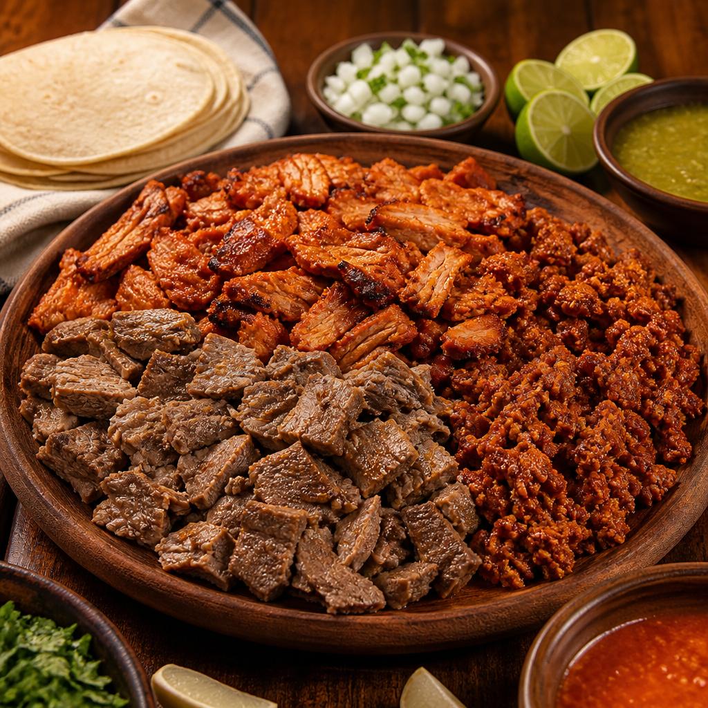TRIPLETE SUADERO PASTOR LONGANIZA X KILO