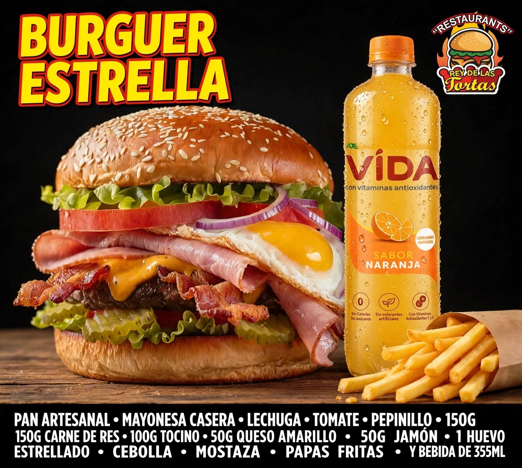 Burguer Estrella Combo 