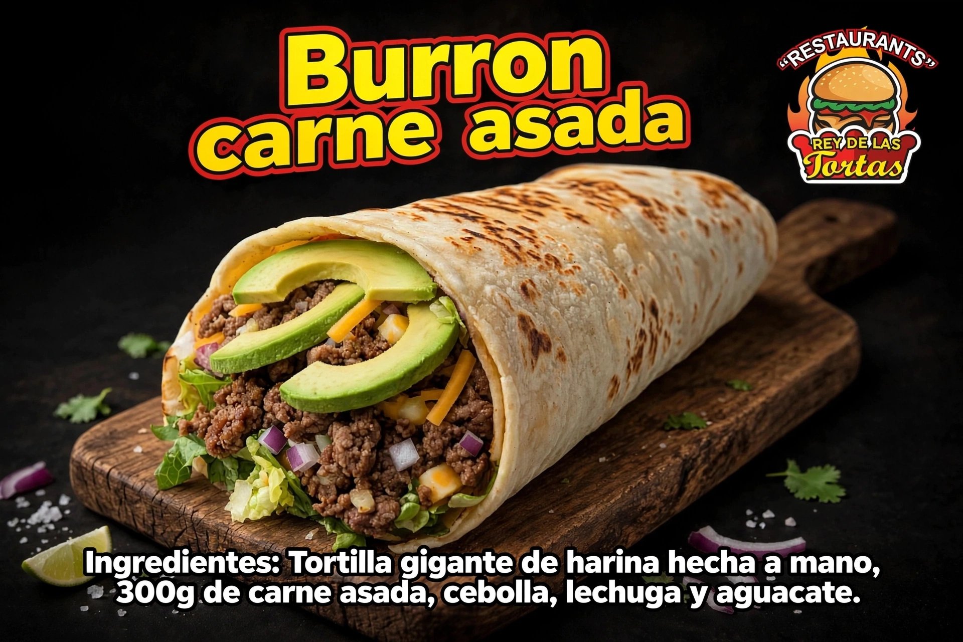 MEGA-BURRO CARNÉ ASADA