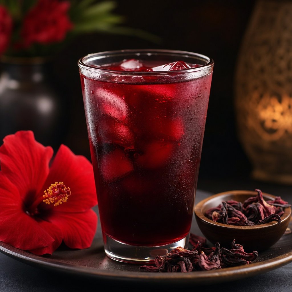 1/2 L Agua de Jamaica