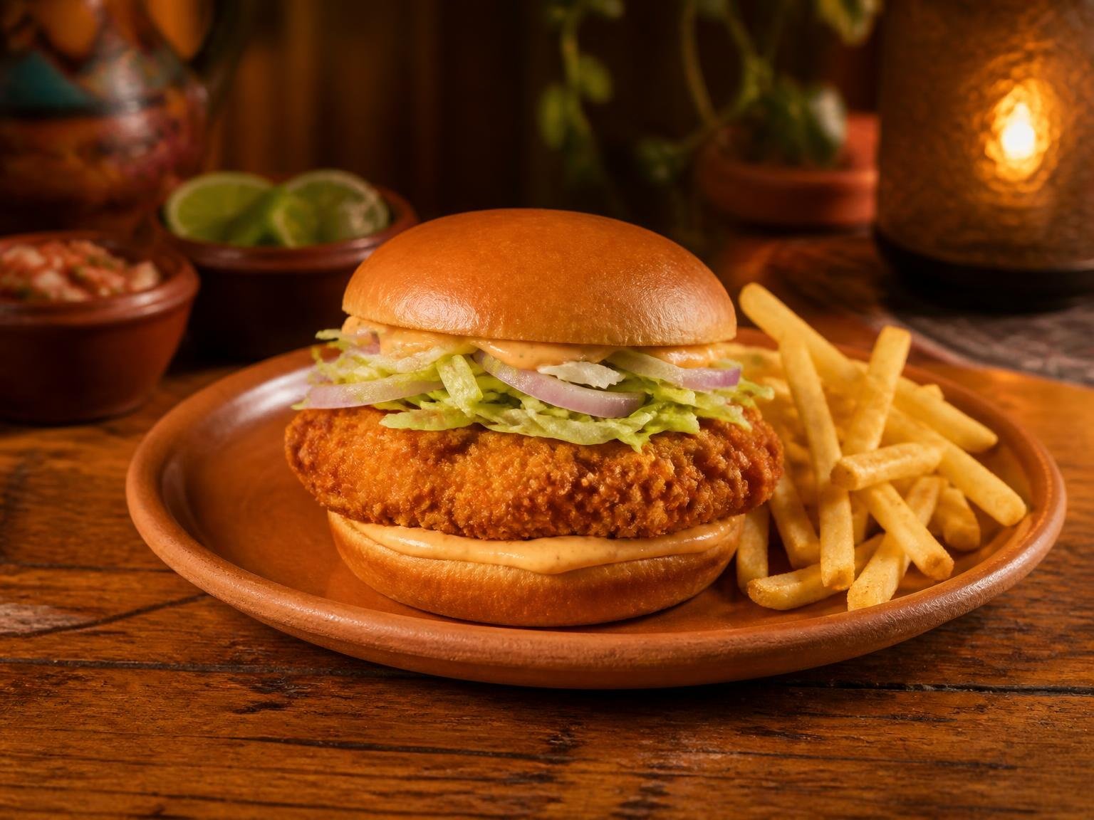 Hamburguesa de pollo 