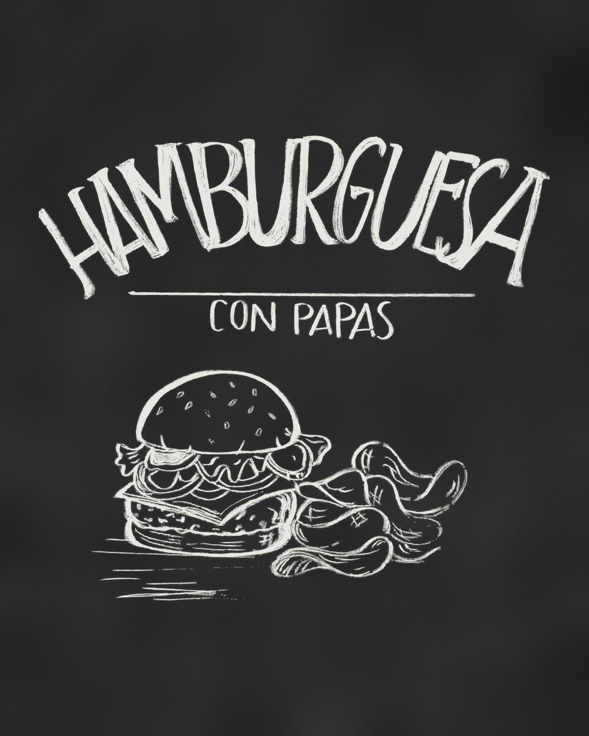 Hamburguesa con Papas