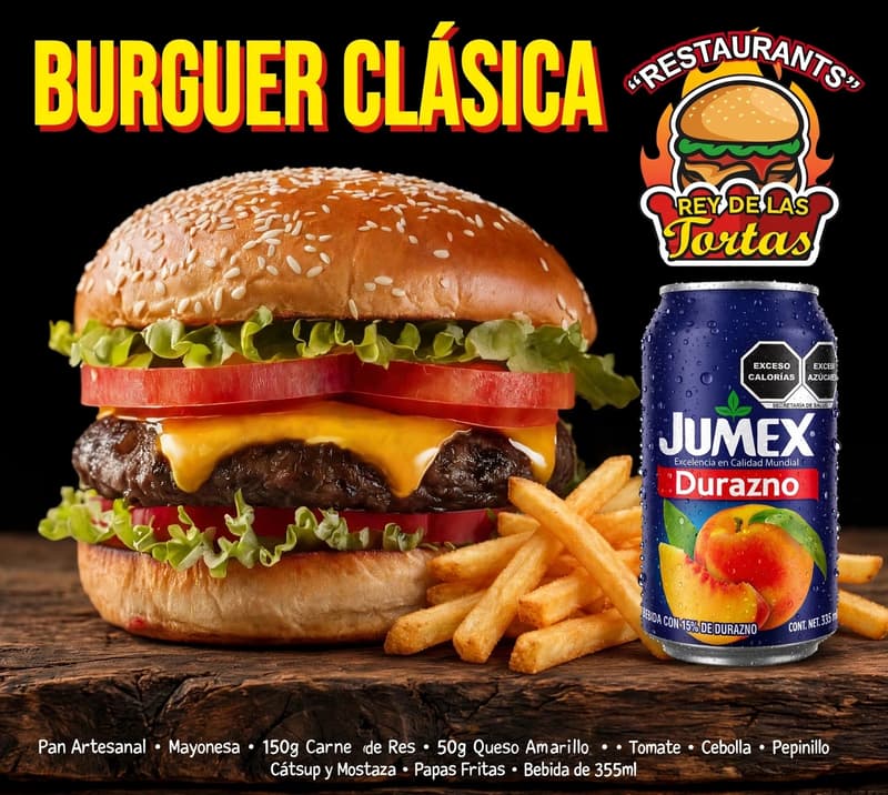 Burguer Clásica Combo 