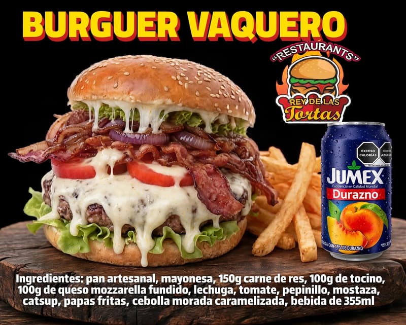 Burguer Vaquero Combo 