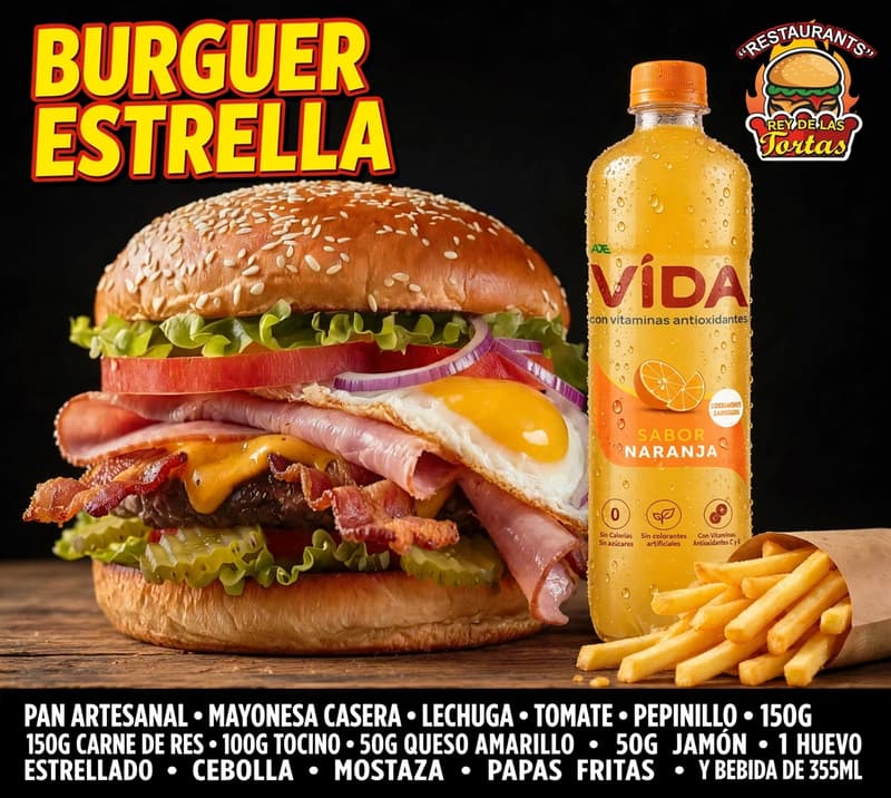 Burguer Estrella Combo 