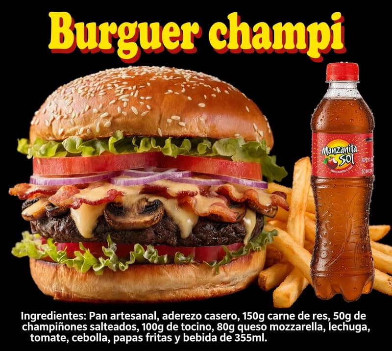 Burguer Champi Combo 