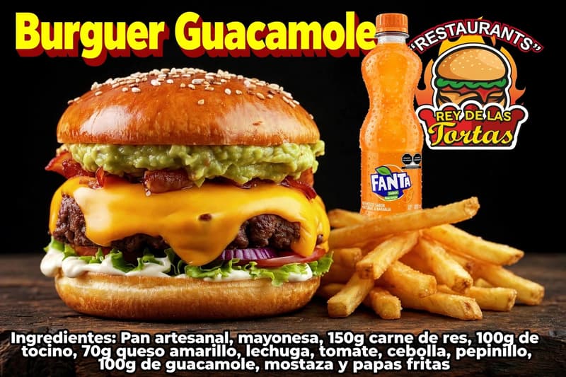 Burguer Guacamole Combo 