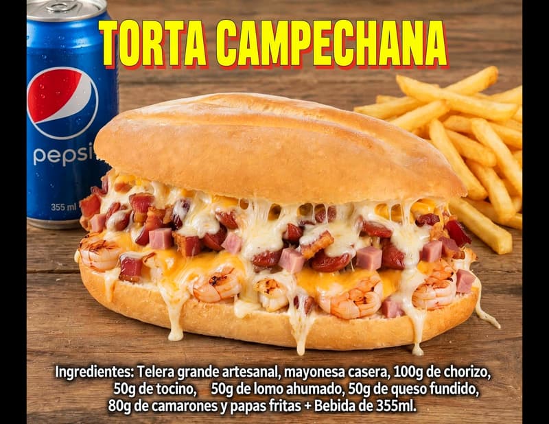 TORTA CAMPECHANA COMBO
