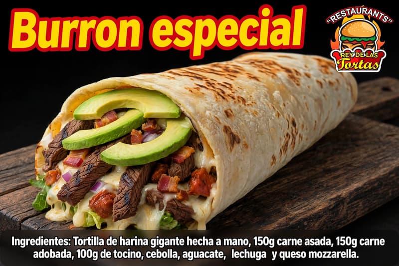 MEGA- BURRO ESPECIAL 
