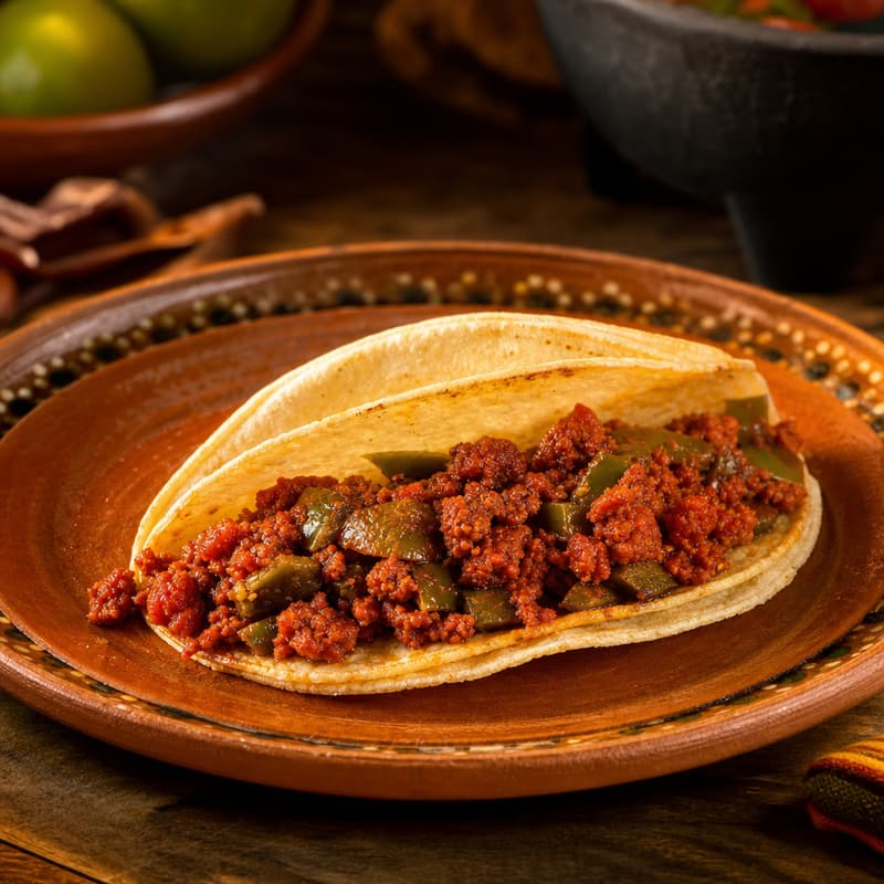 TACO DE LONGANIZA