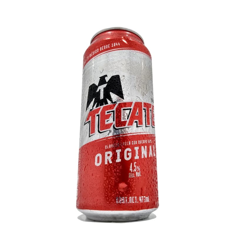 Cerveza tecate laton