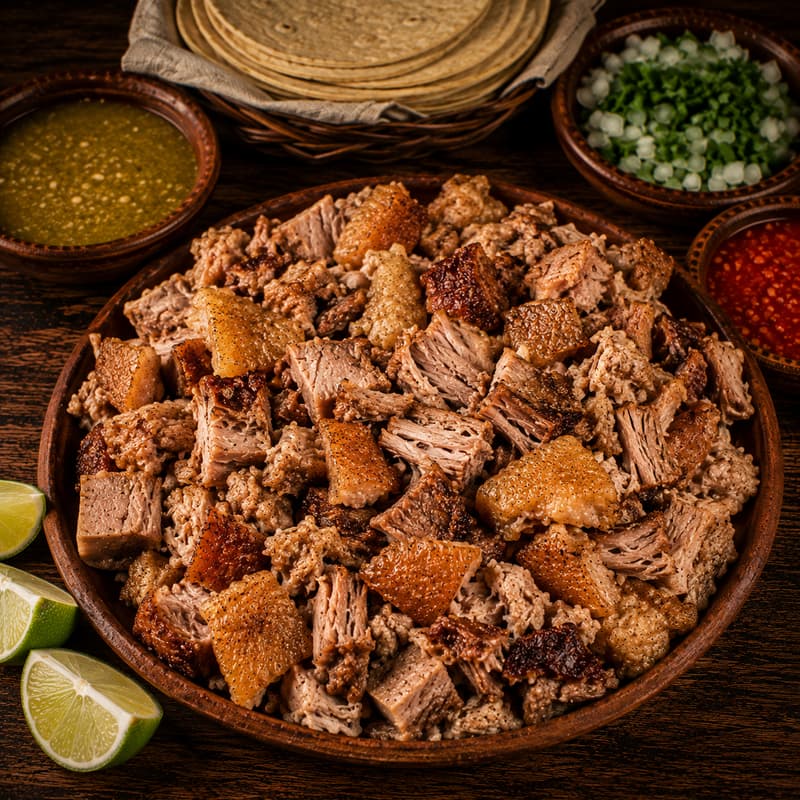 1 Kg de carnitas
