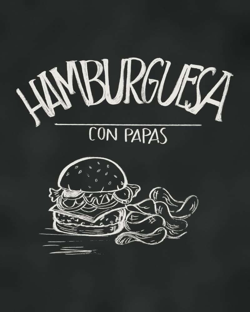 Hamburguesa con Papas