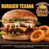 Burguer Texana Con Papas Fritas