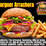 Burguer Arrachera Con Papas Fritas