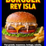 Burguer Rey Isla Con Papas Fritas