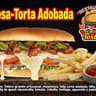 QUESA-TORTA ADOBADA CON PAPAS FRITAS