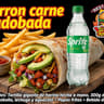 MEGA-BURRO DE CARNE ADOBADA COMBO