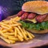 Hamburguesas especial con papas 