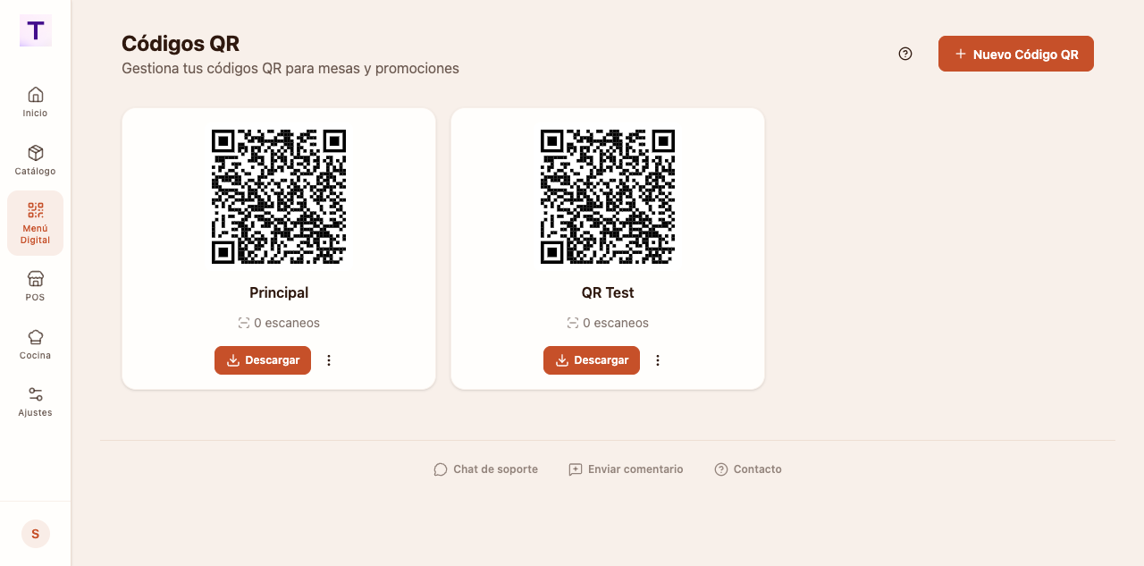 Aquí se ve el lado operativo del QR