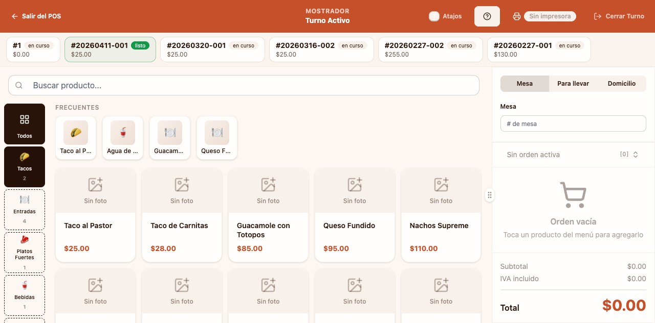 Un punto de venta para comida rápida tiene que mover la fila, no convertirse en otra fila