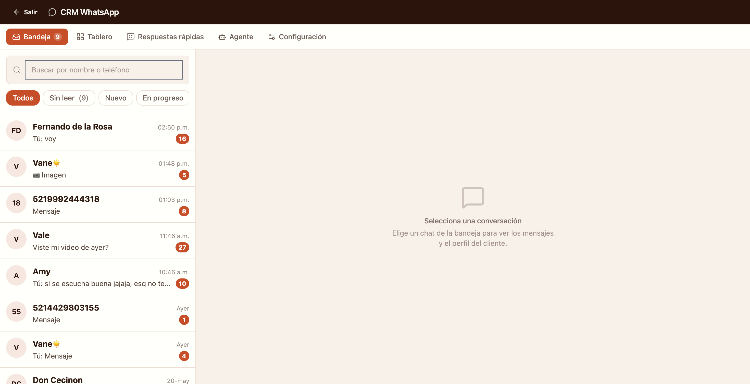 El WhatsApp de tu restaurante, ordenado en una sola bandeja