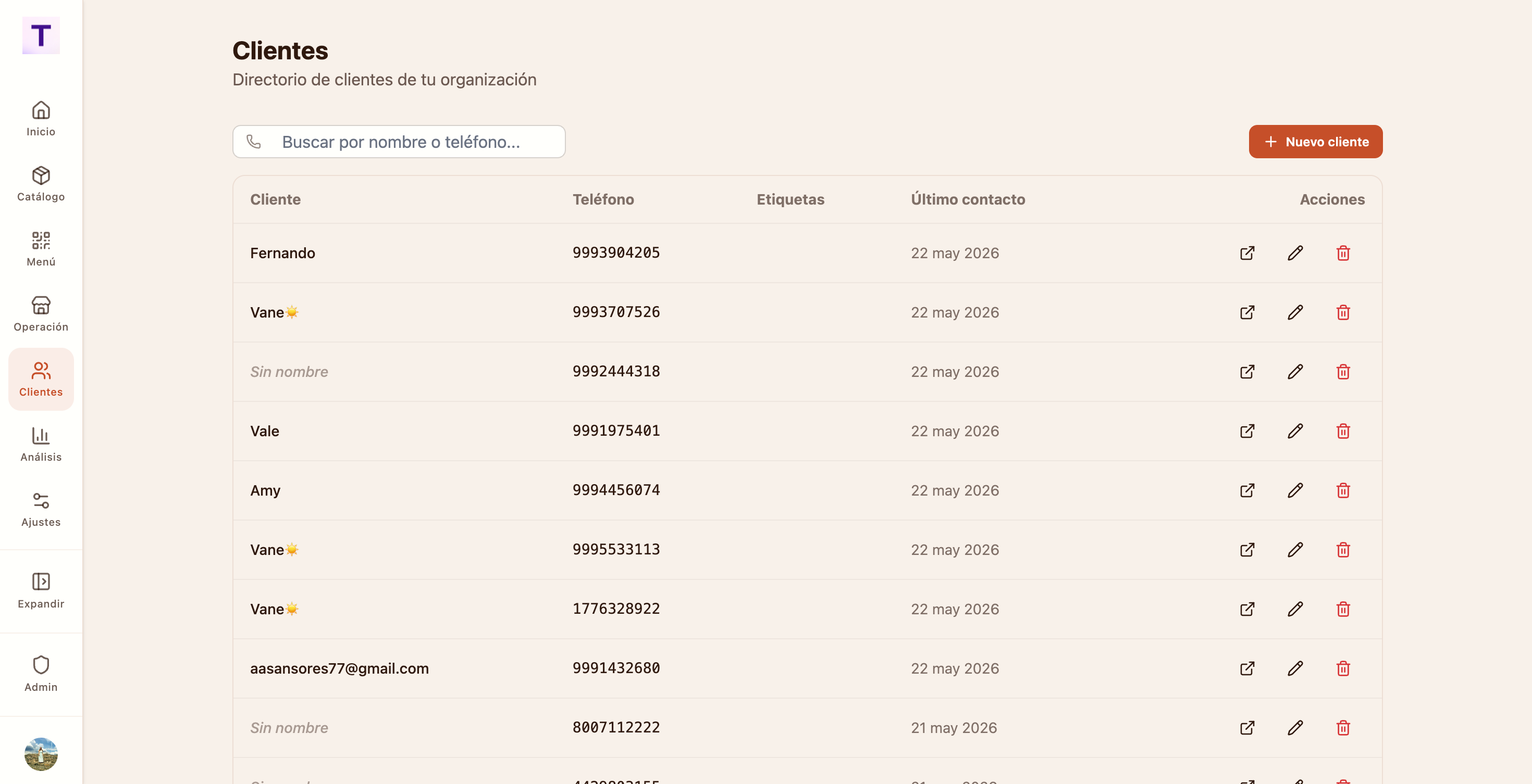 Tu lista de clientes se arma sola