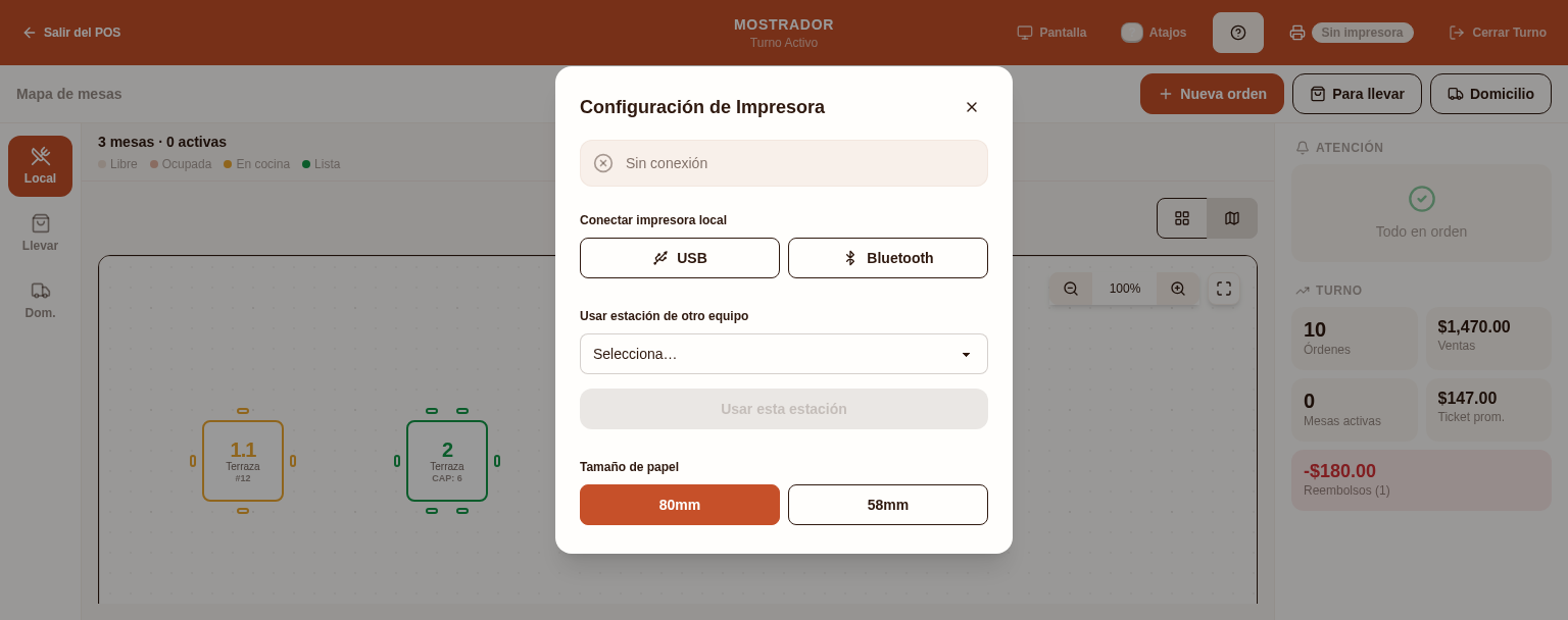 POS - usar estación de otro equipo
