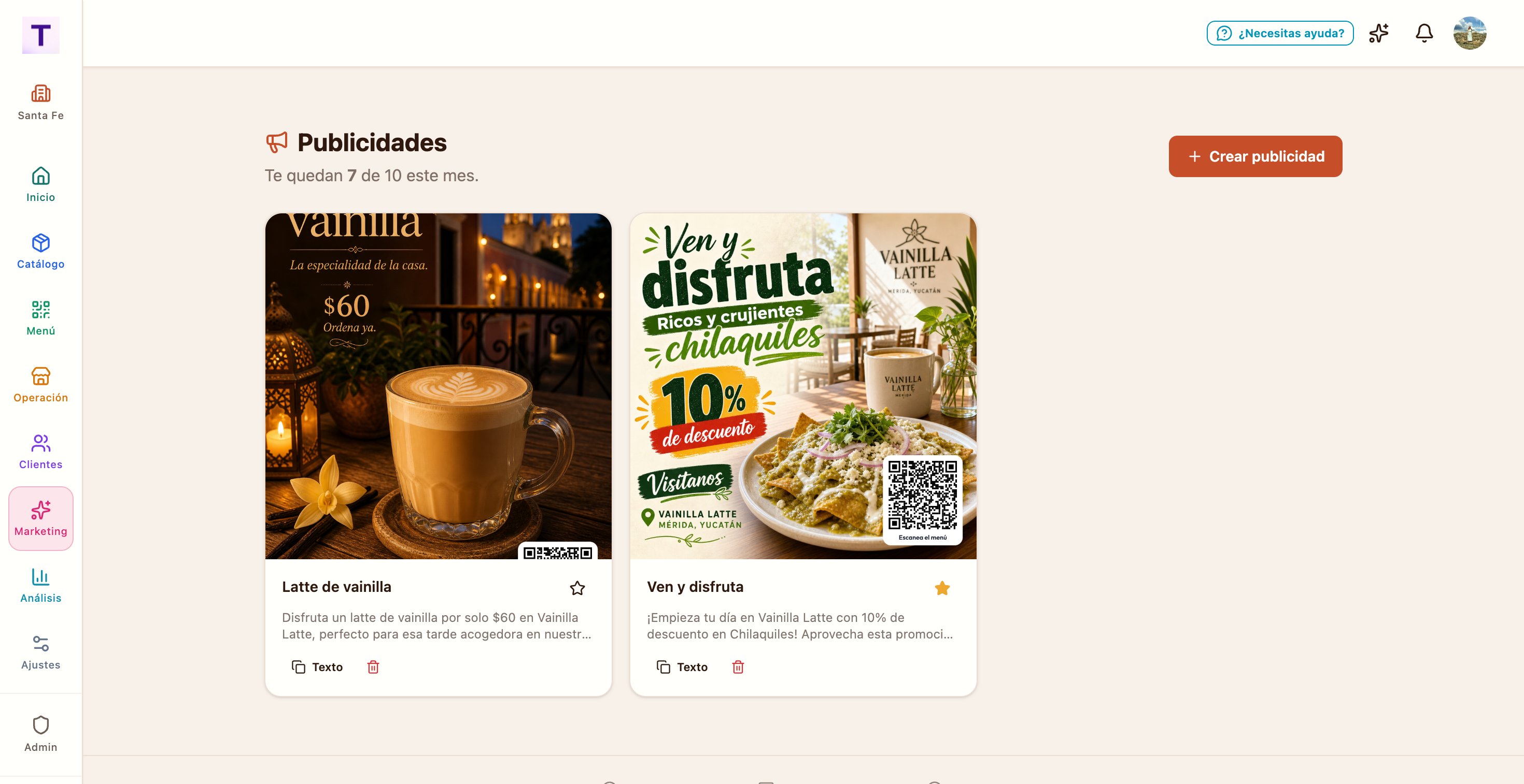 Configura tu marca una vez y la IA la respeta en cada arte